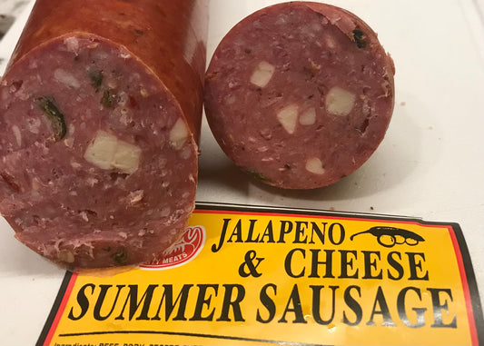 Summer Sausage with Jalapeno & Cheese